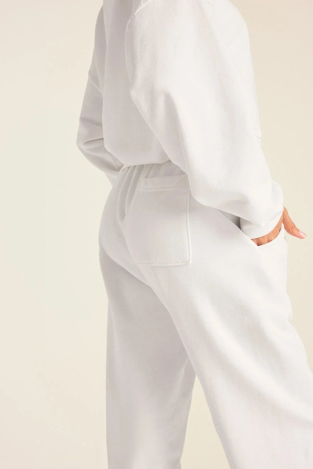 Basic Bisiklet Yaka Sweatshirt ve Jogger Eşofman Takımı